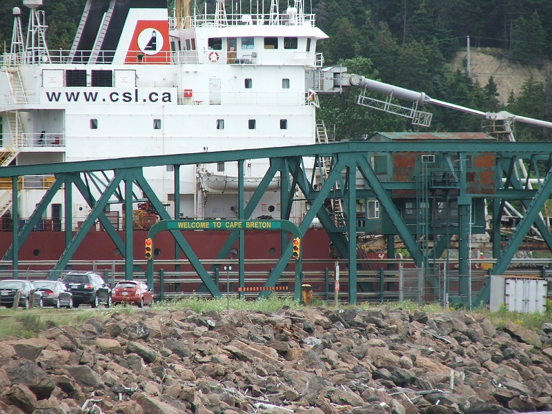 NFLD 235.jpg - oh yeah... gotta wait for the big BOAT to go by first, so we can get across the bridge